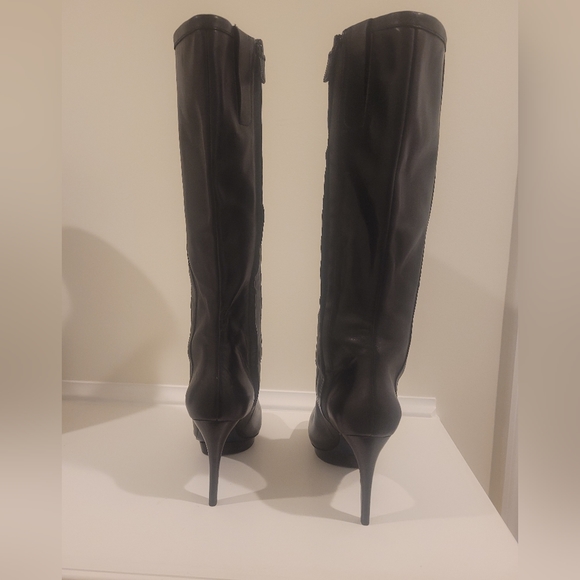 Maria Sharapova Odette by Cole Haan Women Black Boots US 10.5 never worn! - Picture 4 of 6